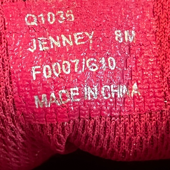 Coach JENNY Signature Trainers Sneakes Sz 8 Women Elastic Closure Patent - Picture 11 of 12